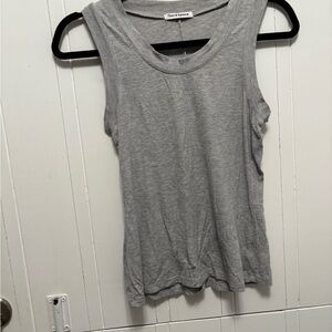 Zara Women Gray Muscle Tee
